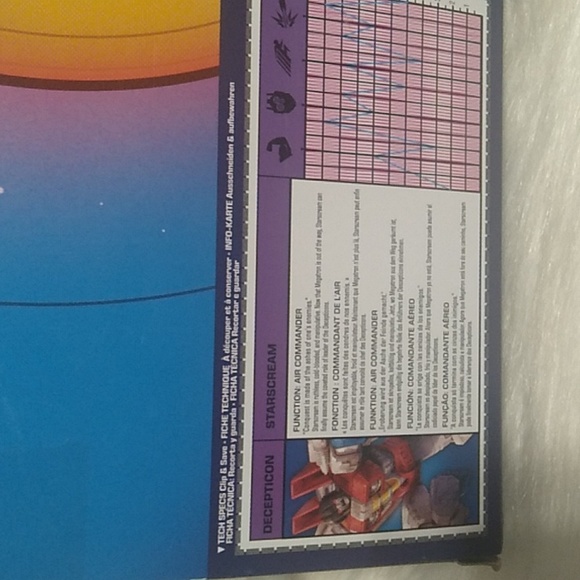 NWT The Transformers The Movie Decerticon Air Commander Starscream - Picture 12 of 15